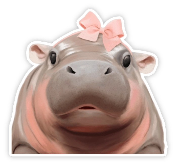 moo deng sticker pack dễ tải 