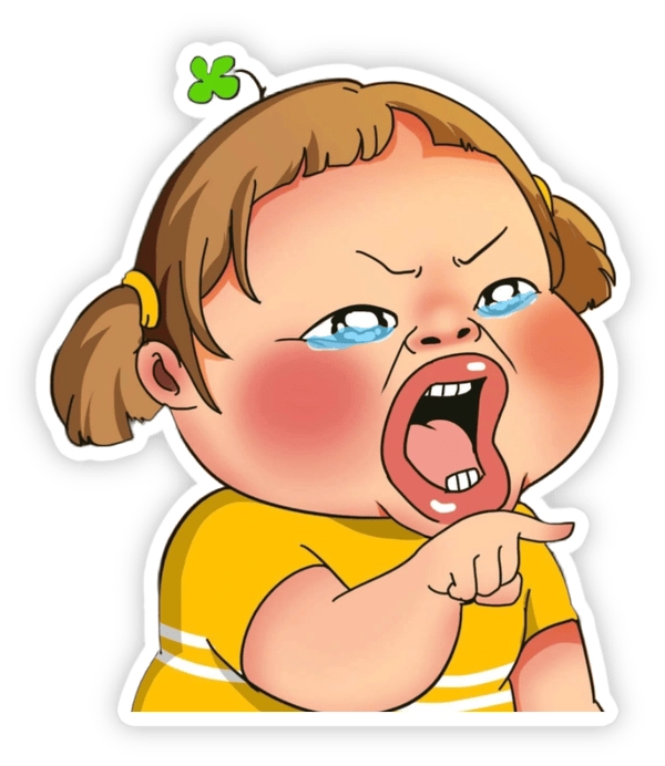 sticker quỳnh aka cảm xúc 