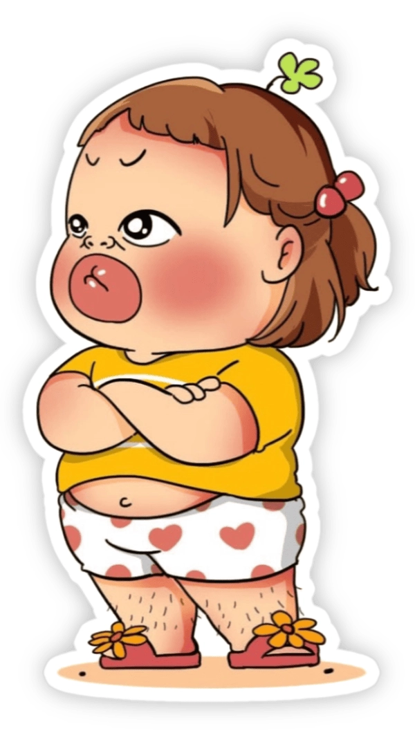 quỳnh aka sticker hài hước 