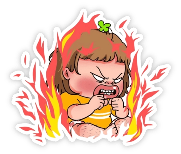 sticker quỳnh aka đáng yêu 