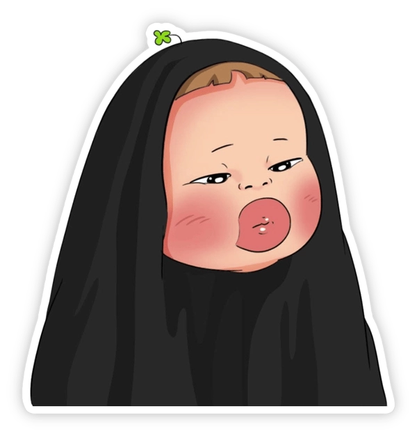 bộ sticker quỳnh aka hài hước 