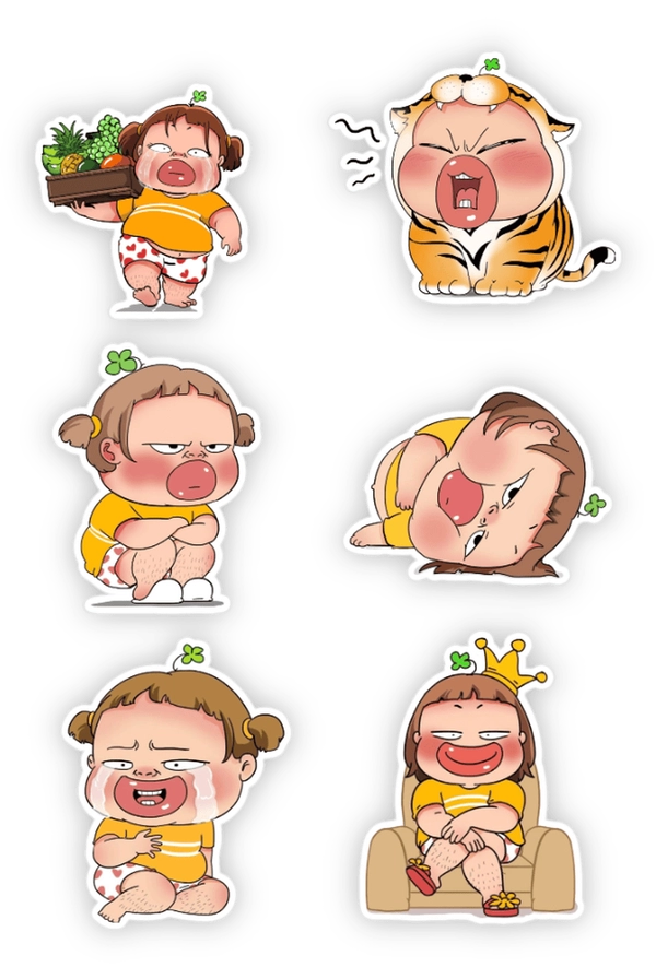 bộ sticker quỳnh aka cực hot 