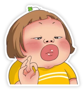 nhãn dán quỳnh aka hài hước