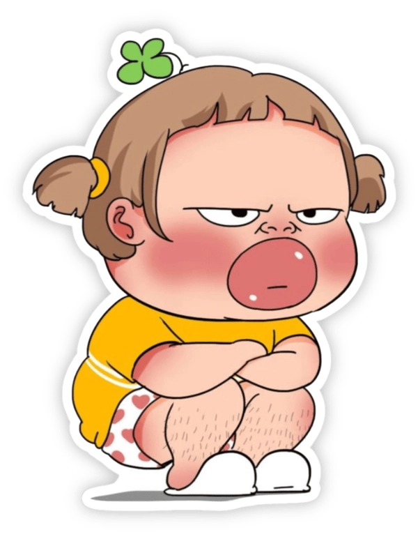 bộ sticker quỳnh aka dễ thương 