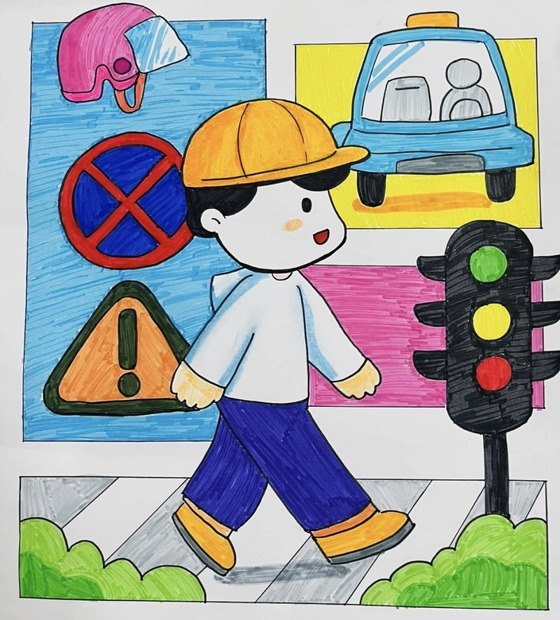tranh vẽ an toàn giao thông sáng tạo và ý nghĩa