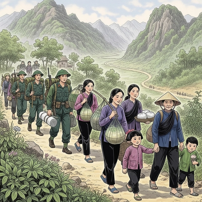 tranh vẽ 70 năm điện biên phủ sáng tạo 