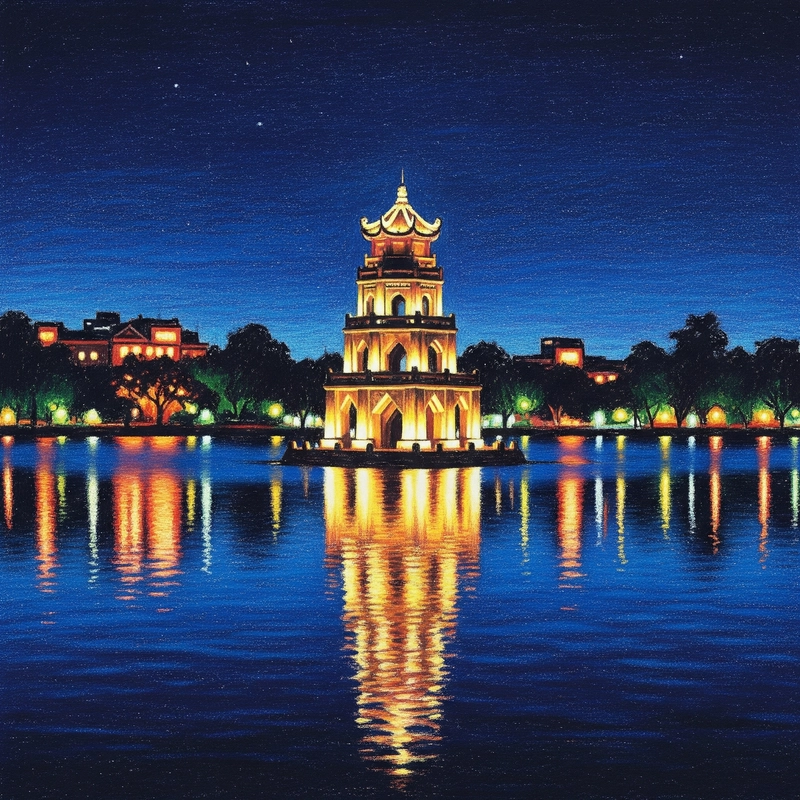 vẽ tranh em yêu long biên hà nội ý nghĩa 