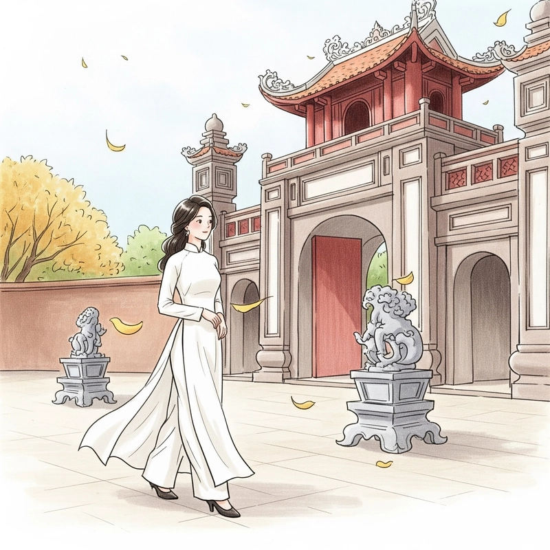 tranh vẽ em yêu hà nội nét đẹp thủ đô 