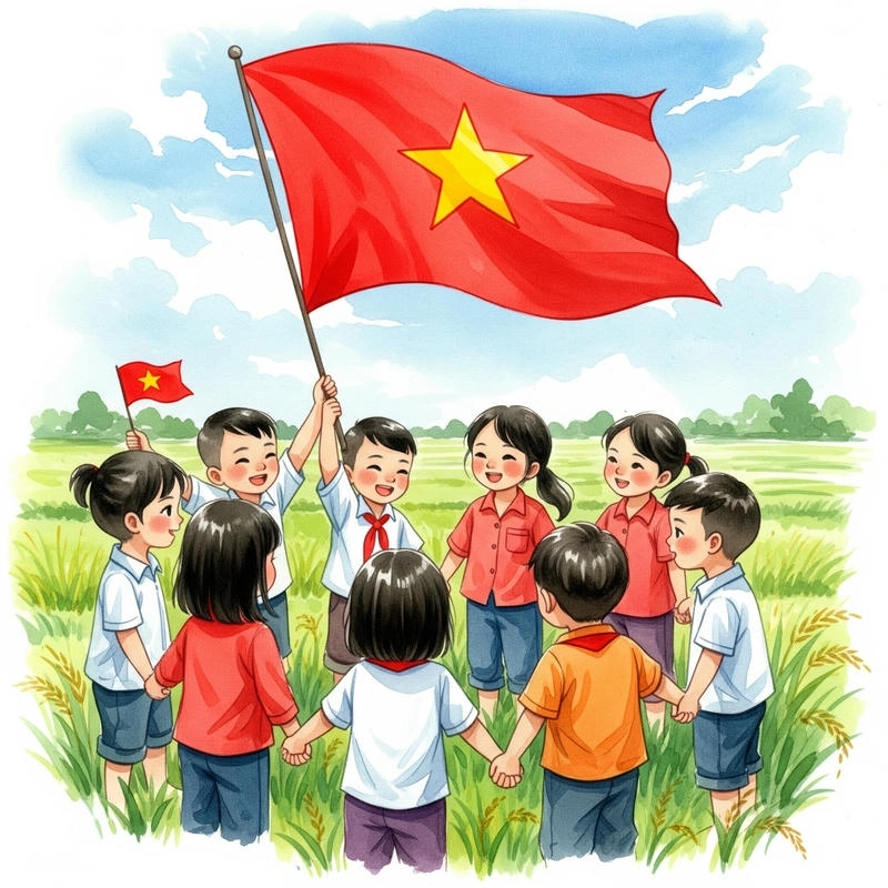 hướng dẫn vẽ tranh em yêu tổ quốc việt nam 