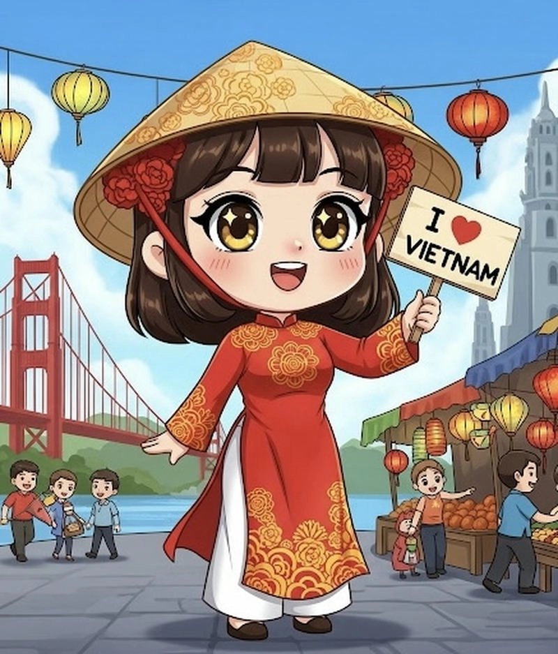 tranh em yêu tổ quốc việt nam dễ vẽ nhất 