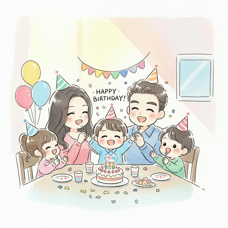 tranh vẽ gia đình lớp 3 