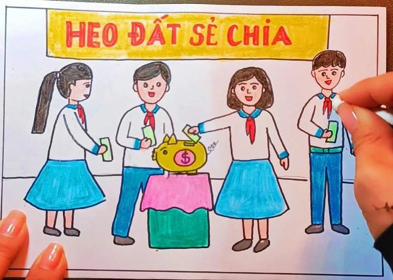 tranh cộng đồng dễ hiểu lớp 4 