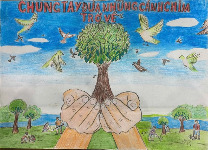 vẽ hoạt động cộng đồng ý nghĩa 