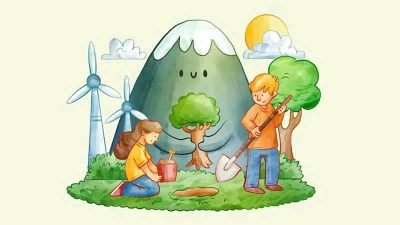 vẽ tranh cộng đồng lớp 4 