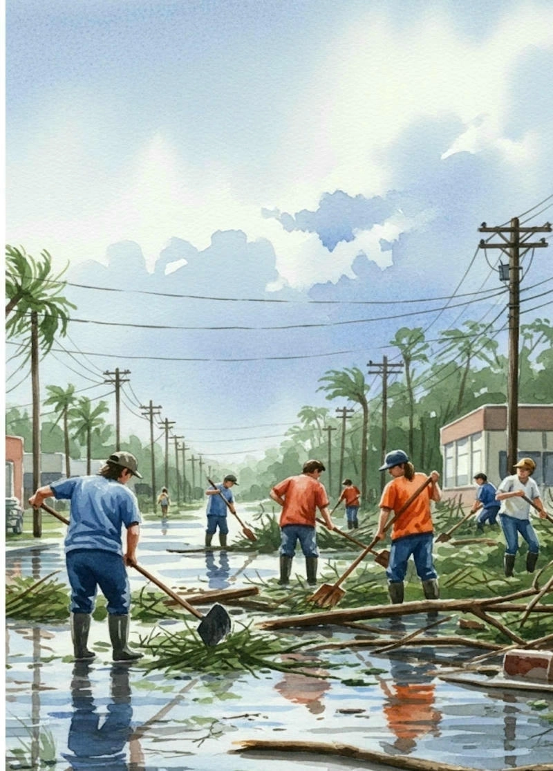 tranh vì cộng đồng sạch đẹp 