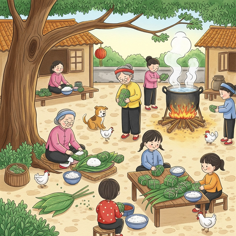 tranh làng nghề truyền thống mang đậm bản sắc 
