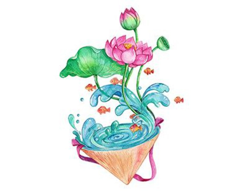 mẫu tranh làng nghề truyền thống đơn giản dễ vẽ 