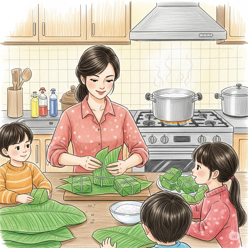hình vẽ món ăn việt nam quen thuộc 