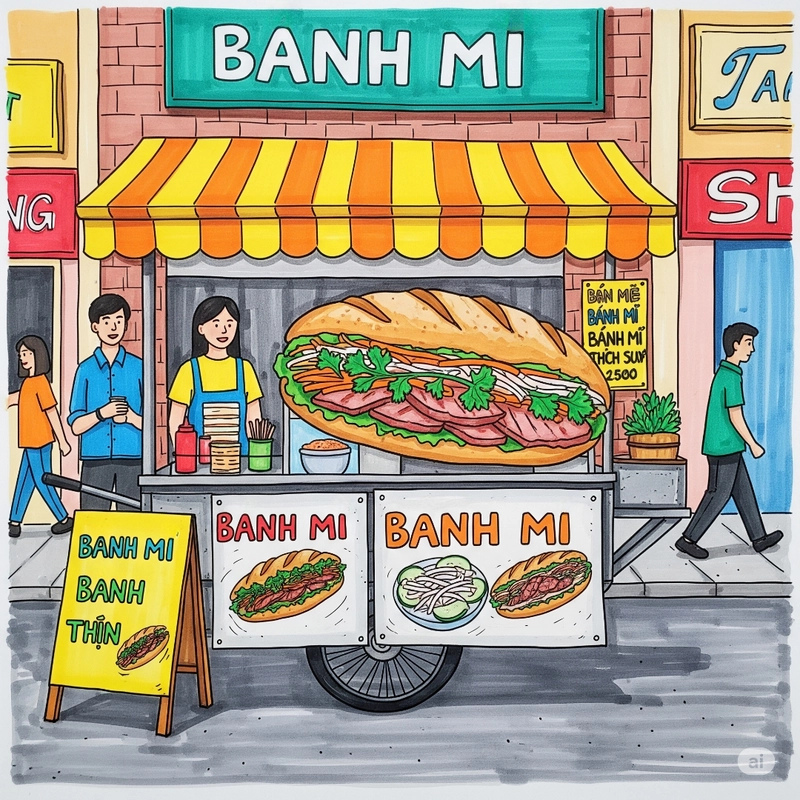 vẽ món ăn việt nam chi tiết 