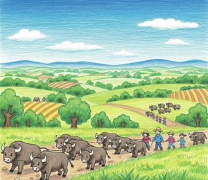 tranh vẽ phong cảnh mùa hè đẹp