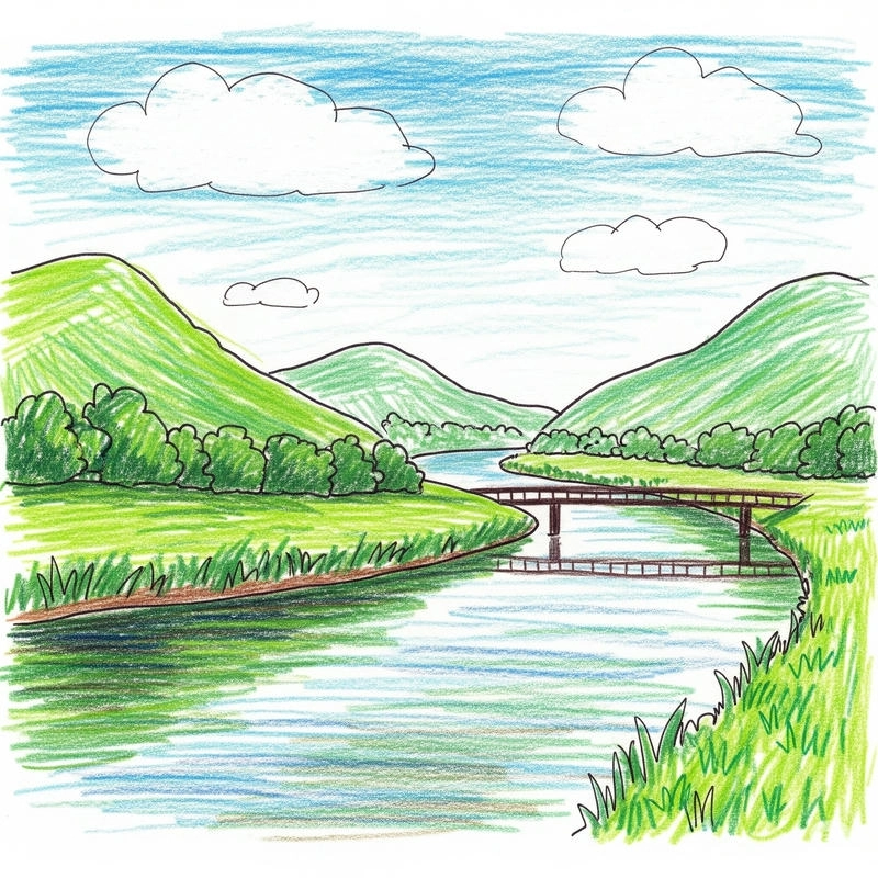 phong cảnh tranh vẽ nghệ thuật 