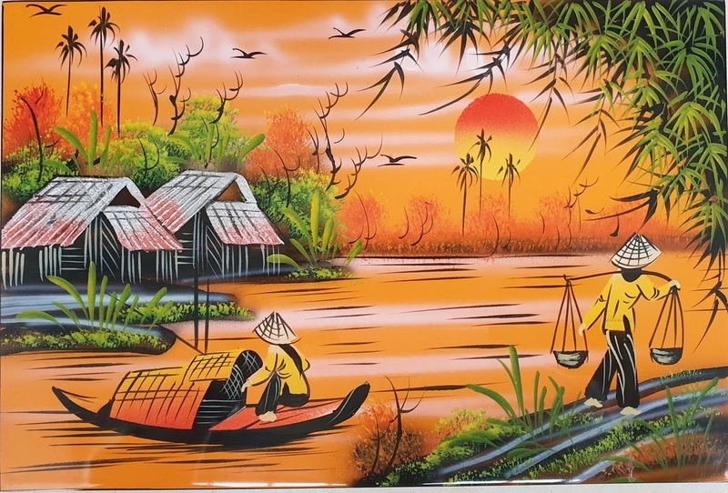 vẽ tranh phong cảnh thiên nhiên đẹp nhất hiện nay 