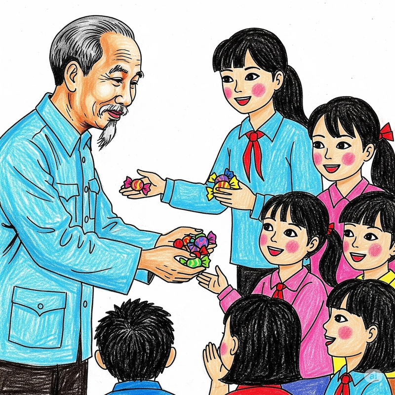 thiếu nhi với bác hồ 