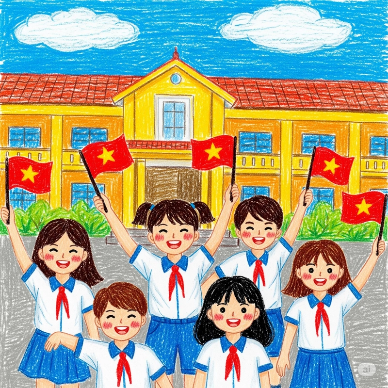 tranh việt nam thiếu nhi 