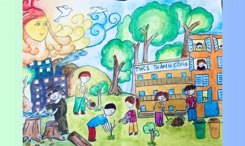 tranh việc tốt thiếu nhi 