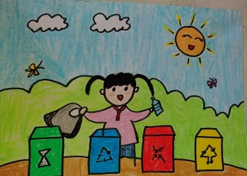 tranh thiếu nhi làm việc tốt 