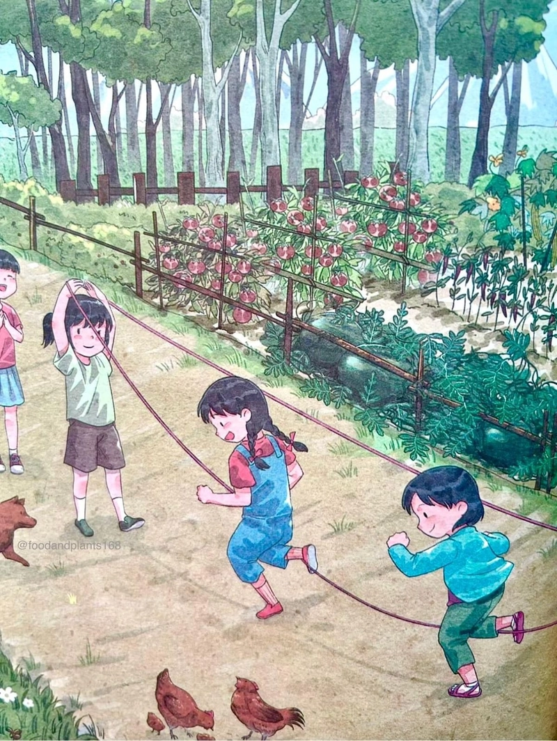 tranh vẽ trò chơi dân gian lớp 7 đẹp 