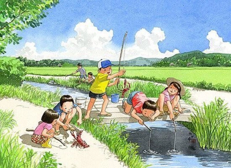 vẽ tranh trò chơi dân gian đẹp nhất 