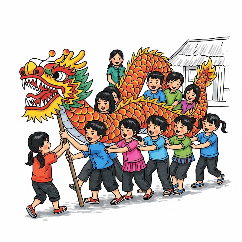 vẽ tranh trò chơi dân gian thiếu nhi 