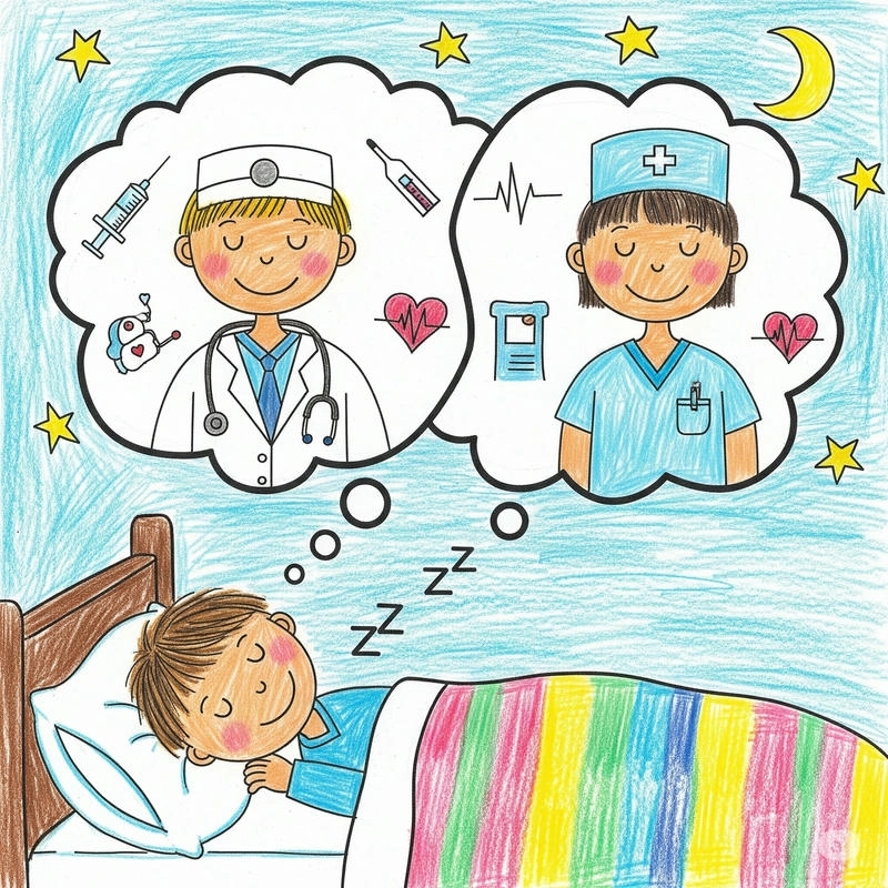 tranh ước mơ làm họa sĩ cho bé 