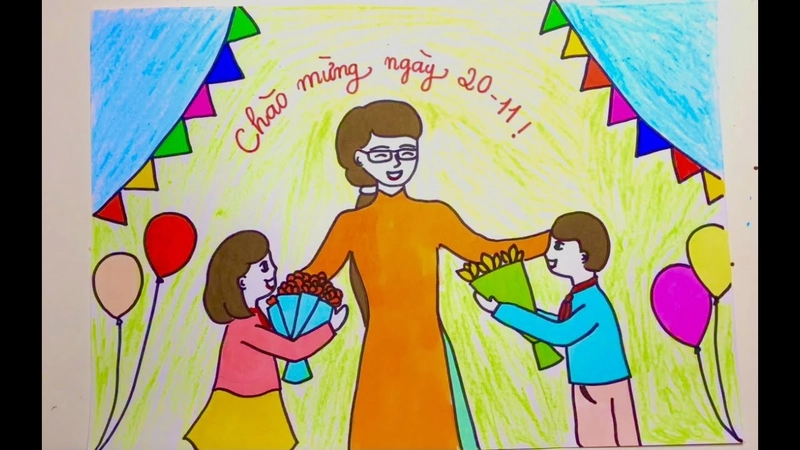 mẫu tranh vẽ tay 20 11 