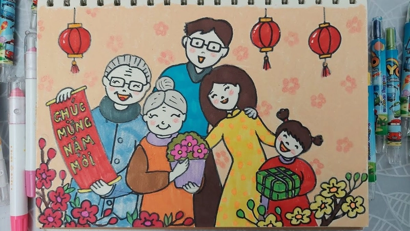 tranh mùa xuân lớp 6 