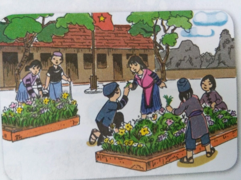 vẽ tranh chủ đề xuân yêu thương 