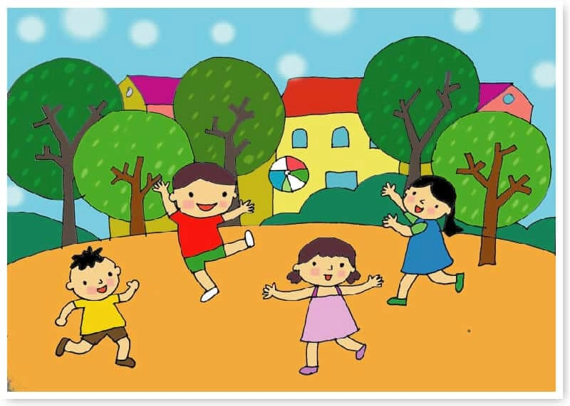 tương lai xanh qua nét vẽ học sinh 