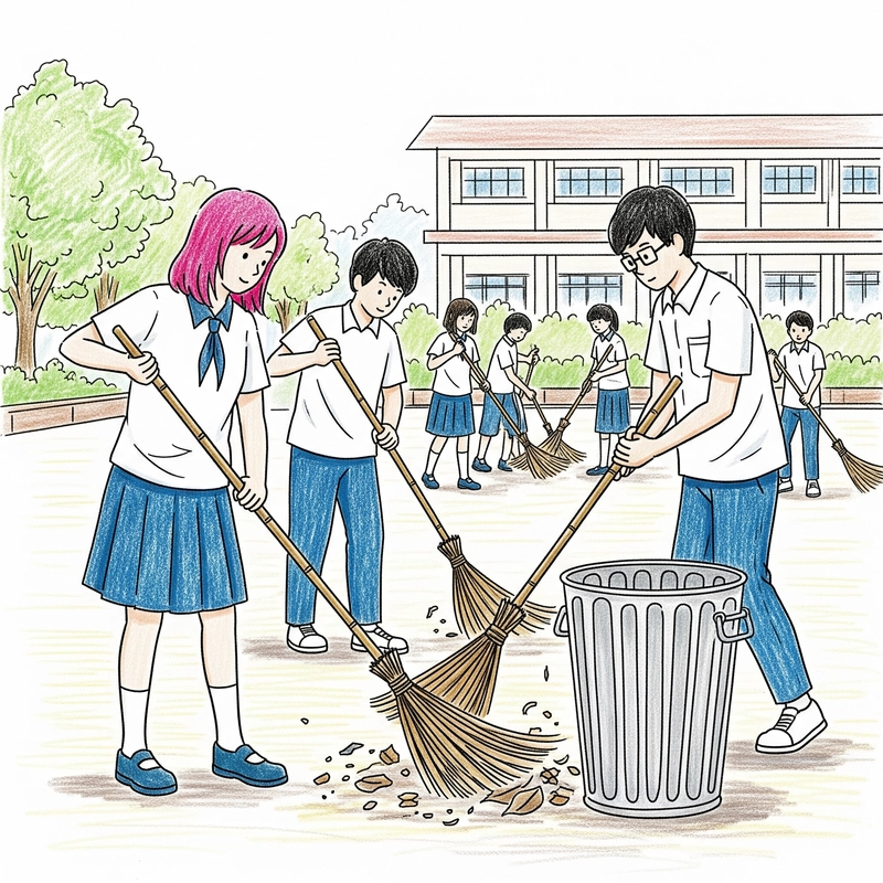 vẽ tranh lao động học sinh 