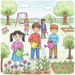 vẽ tranh vẻ đẹp trong lao động