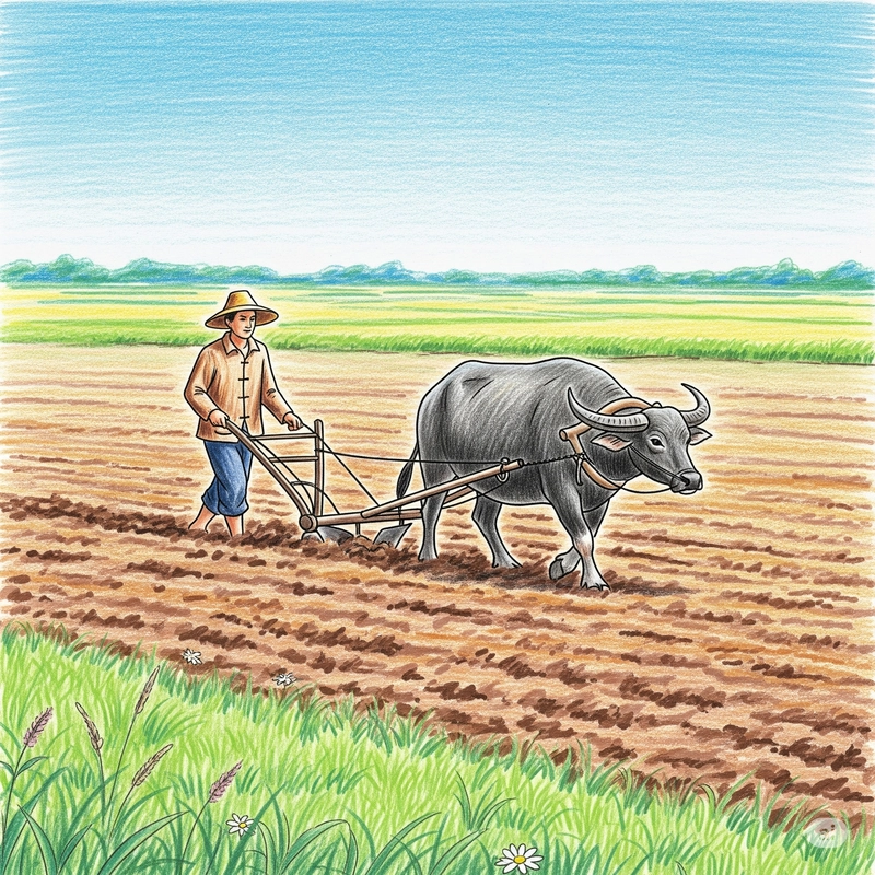 tranh chủ đề vẻ đẹp lao động 