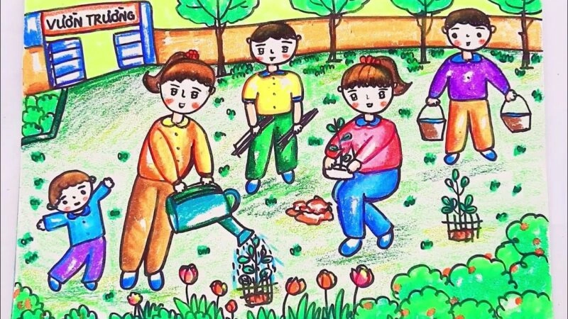 tranh chủ đề lao động ý nghĩa 