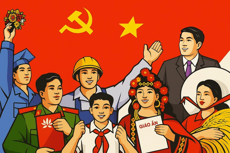 vẽ tranh ngày quốc khánh cho bé mầm non 