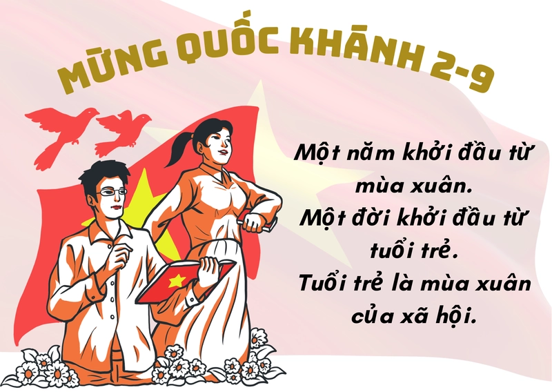 vẽ tranh quốc khánh lớp 5 đơn giản 