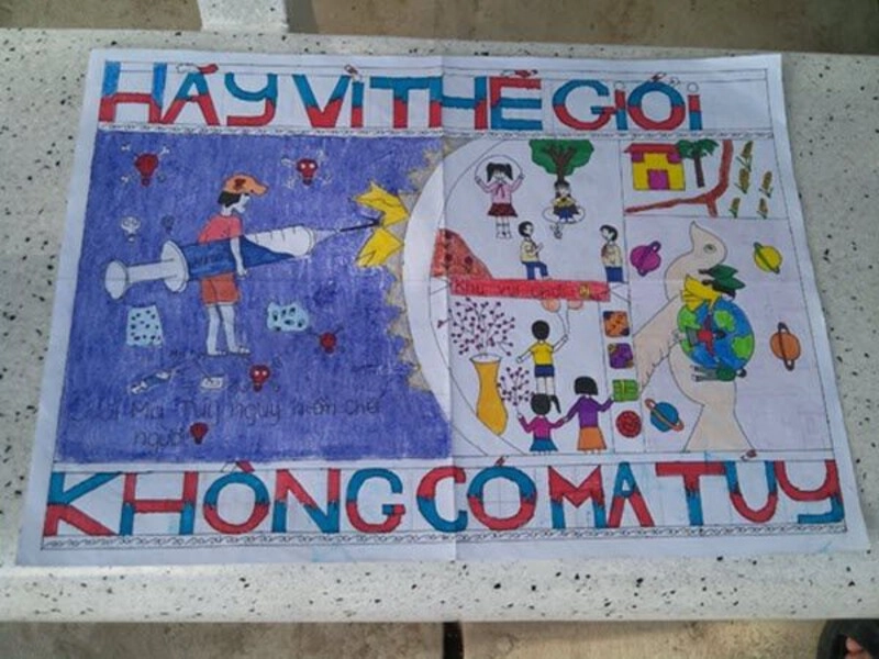 hình minh họa phòng chống ma túy 