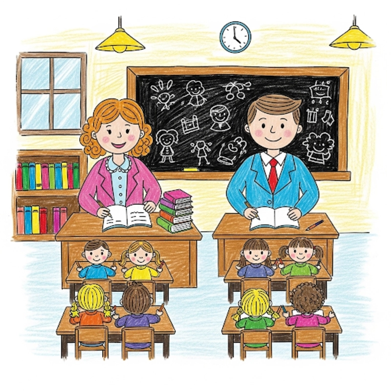 vẽ tranh thầy cô và mái trường dự thi mỹ thuật 