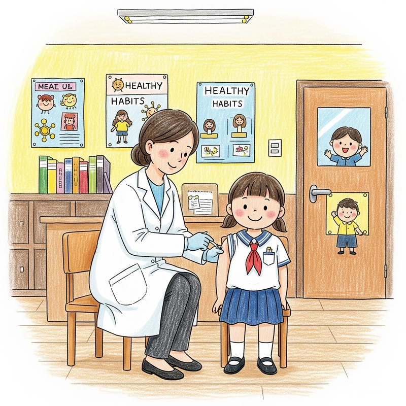 vẽ tranh về nghề bác sĩ chăm sóc bệnh nhân 
