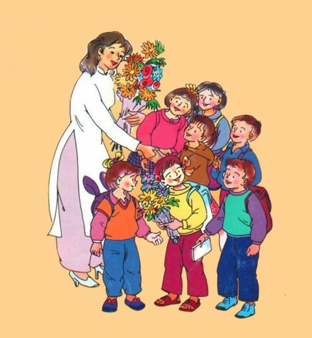 ý tưởng hình tranh vẽ nghề giáo viên giàu cảm xúc