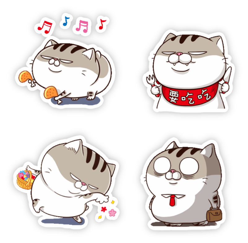 bộ sưu tập sticker mèo ami zalo 