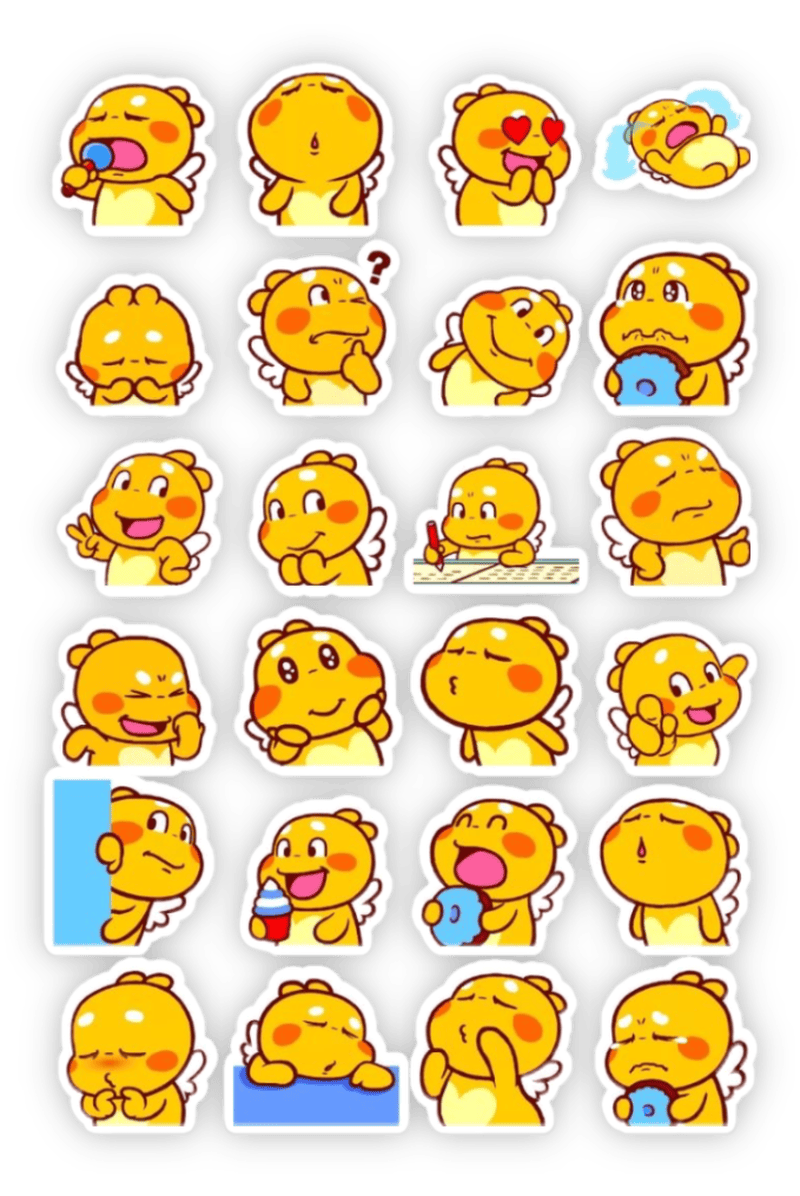 hình sticker qoobee dễ thương 